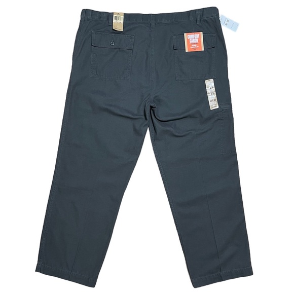 Dockers Men’s Classic Fit D3 Flat Front Comfort Cargo Pants Gray NWT Sz W42 L30 - Picture 2 of 15